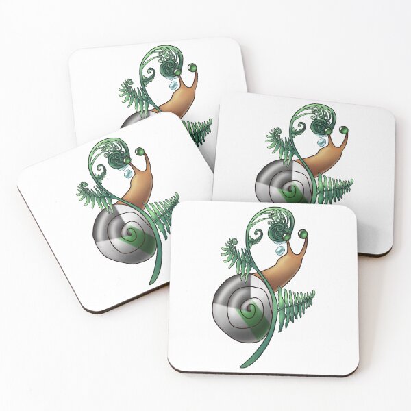 Item preview, Demiromantic Fern Pride Snail designed and sold by PrideSnails.