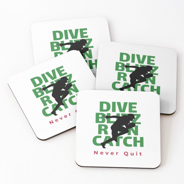Item preview, Football Never Quit designed and sold by TropicalOutlet.
