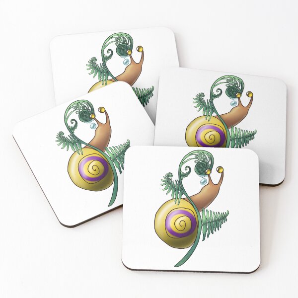 Item preview, Intersex Fern Pride Snail designed and sold by PrideSnails.