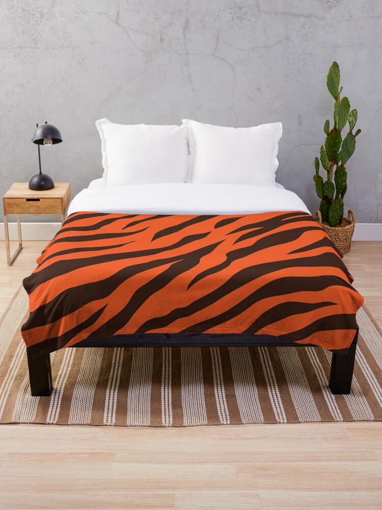 Tiger Stripe Pattern Blankets