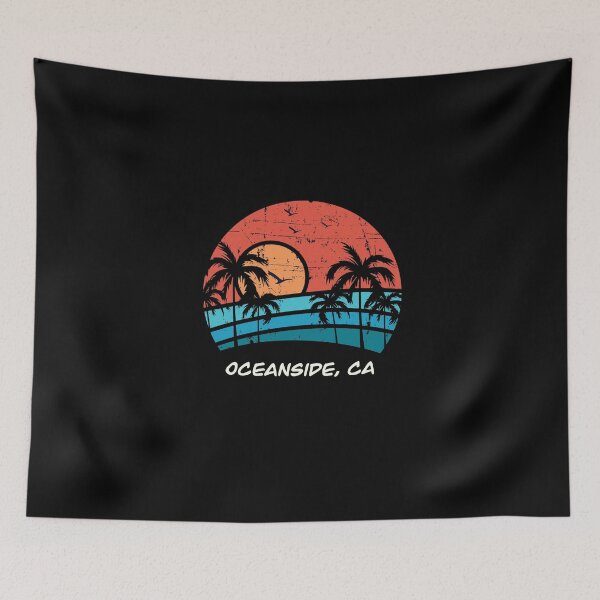 Item preview, Oceanside, California Sunset designed and sold by CrayzeeTeesUSA.