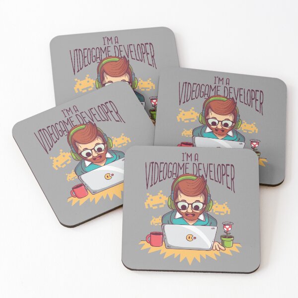 Item preview, Im A Video Game Developer designed and sold by Cute and Funny Animal Art Designs.