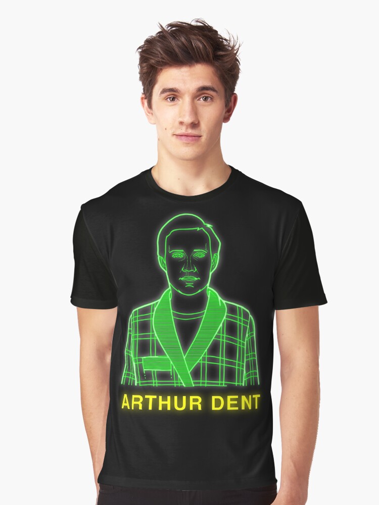 Thumbnail 1 of 5, Graphic T-Shirt, NDVH Arthur Dent H2G2 designed and sold by nikhorne.