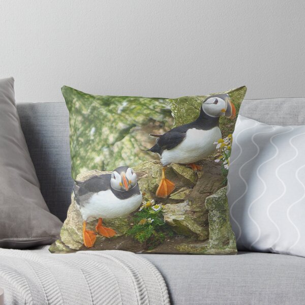 Item preview, Puffins on Bempton Cliffs. designed and sold by Lilian Marshall.