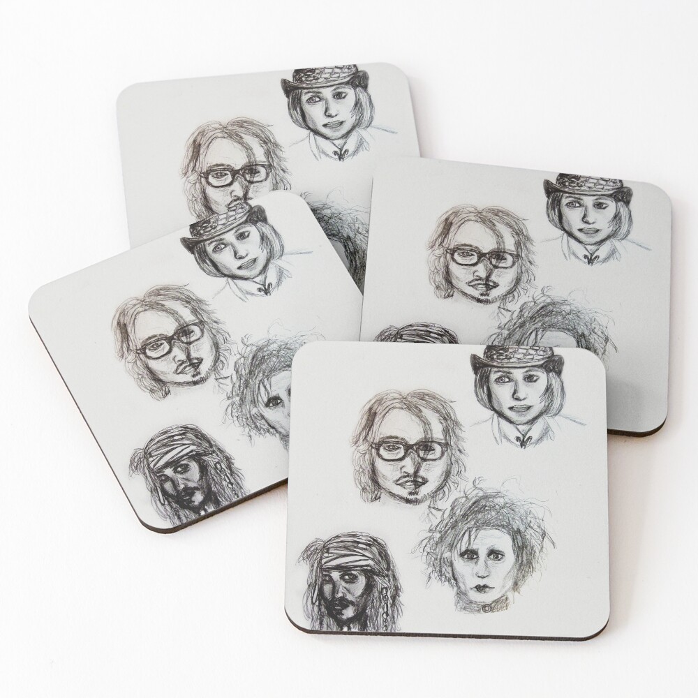 Item preview, Coasters (Set of 4) designed and sold by RiddledUp.