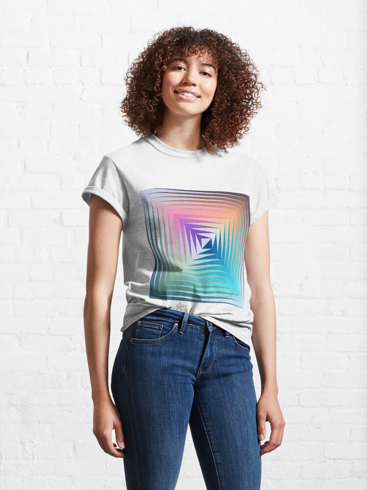 Alternate view of Victor #Vasarely, was a Hungarian-French #artist, who is widely accepted as a #grandfather and leader of the #OpArt movement Classic T-Shirt