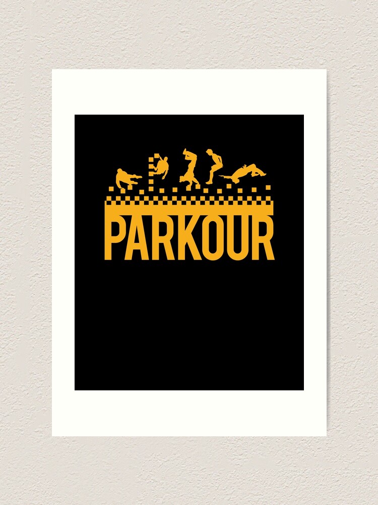 Lámina artística «Parkour Heartbeat | equipo de parkour | ropa parkour |  camiseta parkour | chicos del parkour | sudadera con capucha parkour |  evolución del parkour | parkour navidad» de qtstore12 | Redbubble