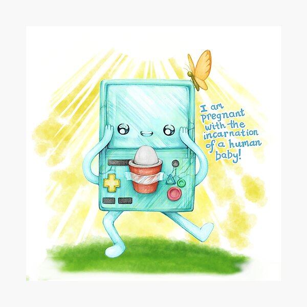 Pregnant BMO Photographic Print