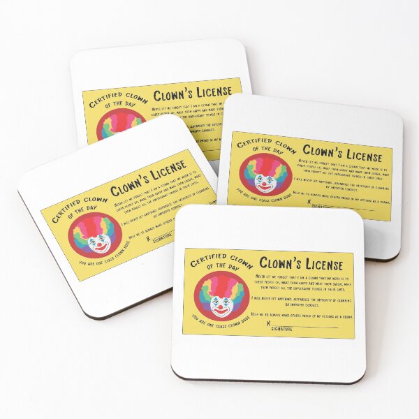 Item preview, Clown Licence designed and sold by EmilyCreations.