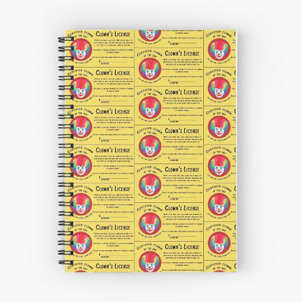 Item preview, Clown Licence designed and sold by EmilyCreations.