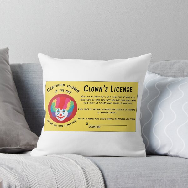 Item preview, Clown Licence designed and sold by EmilyCreations.