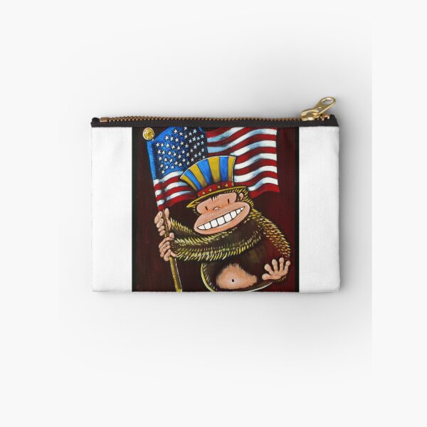 Item preview, Yankee Doodle Ape Waves Flag designed and sold by Walter Moore.