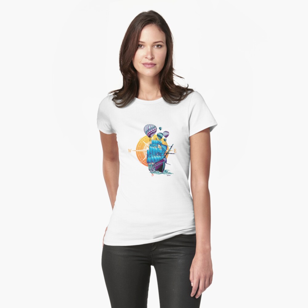 Item preview, Fitted T-Shirt designed and sold by Goldskee.