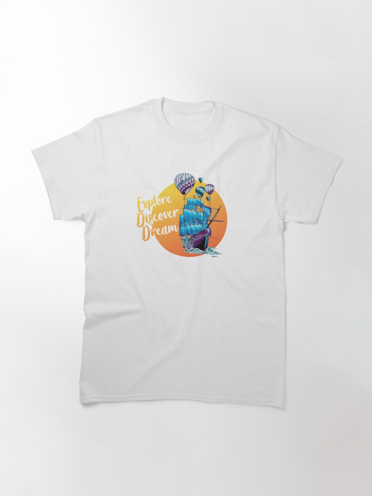 Thumbnail 3 of 7, Classic T-Shirt, Float away with me designed and sold by Goldskee.