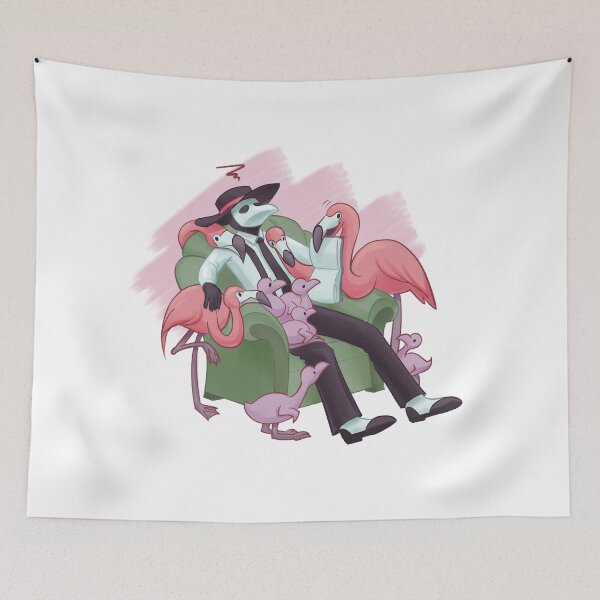 Item preview, Exhausted Flamingo Dad designed and sold by MaidenChynna.