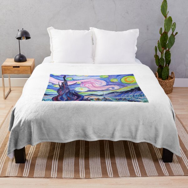 Item preview, my  watercolor attempt at VanGogh's starry night....... designed and sold by kevin56.