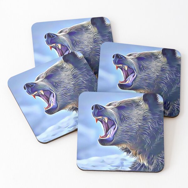 Item preview, Growling Grizzly Bear designed and sold by Sunleil.