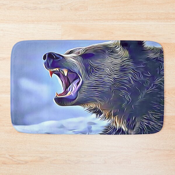Item preview, Growling Grizzly Bear designed and sold by Sunleil.