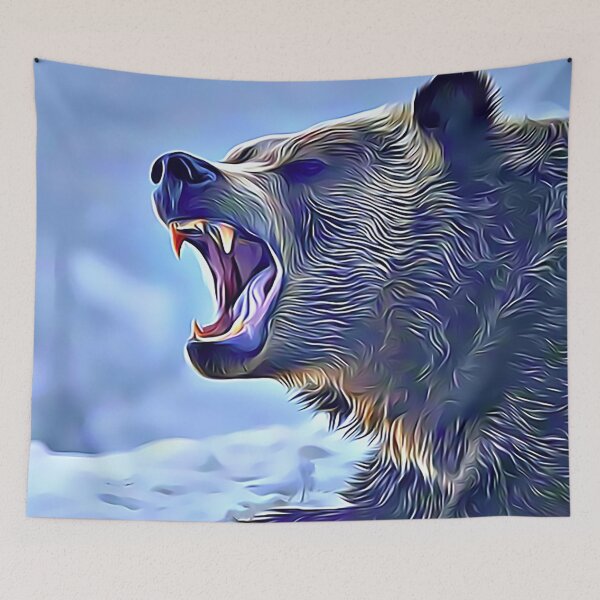 Item preview, Growling Grizzly Bear designed and sold by Sunleil.