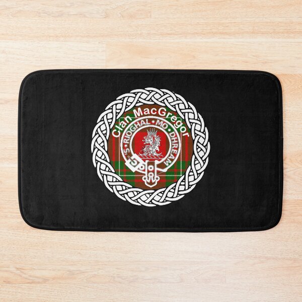 Item preview, Clan MacGregor surname last name tartan crest badge designed and sold by BagTown Clans.
