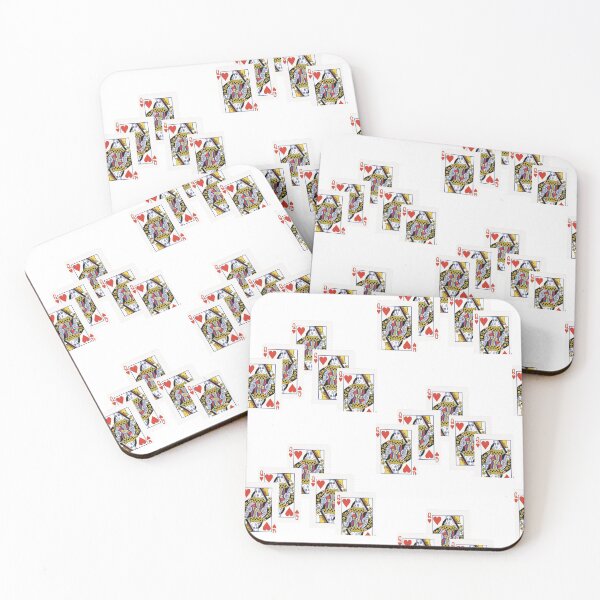 Item preview, #2 DECORATIVE  RED QUEEN OF HEARTS PLAYING CARDS ART, designed and sold by sharlesart.