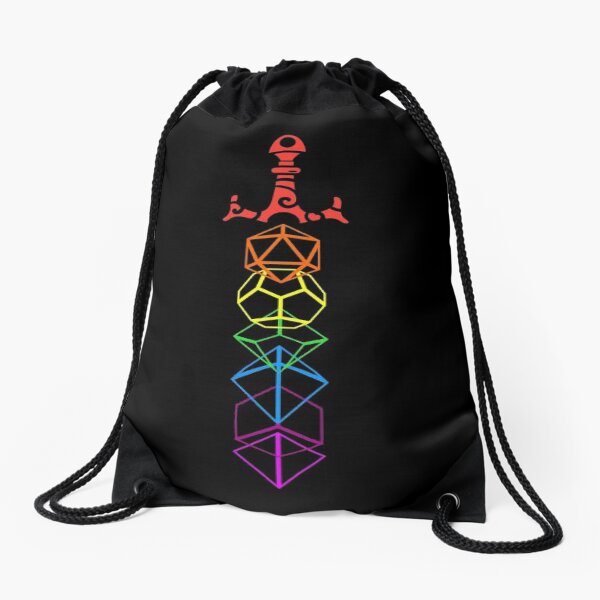 Dungeons and Dragons Sword Drawstring Bag