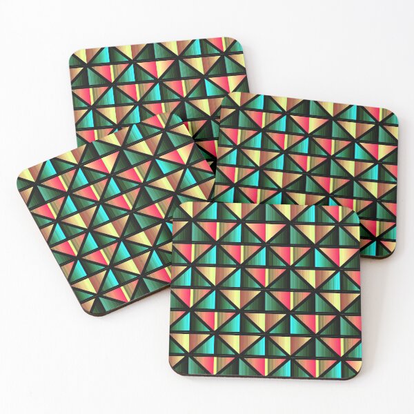Item preview, Emerald triangles designed and sold by Gaspar Avila.