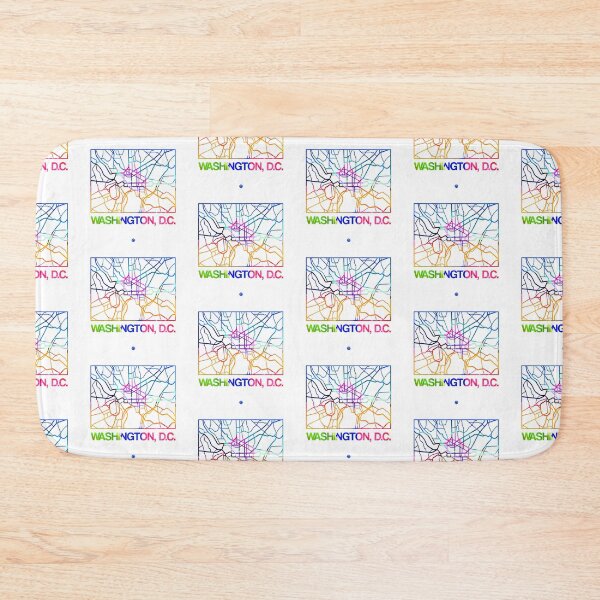 Item preview, Washington D.C. Watercolor Street Map designed and sold by Irina March.