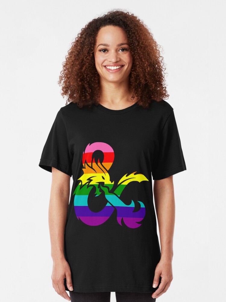 dungeons and dragons pride shirt