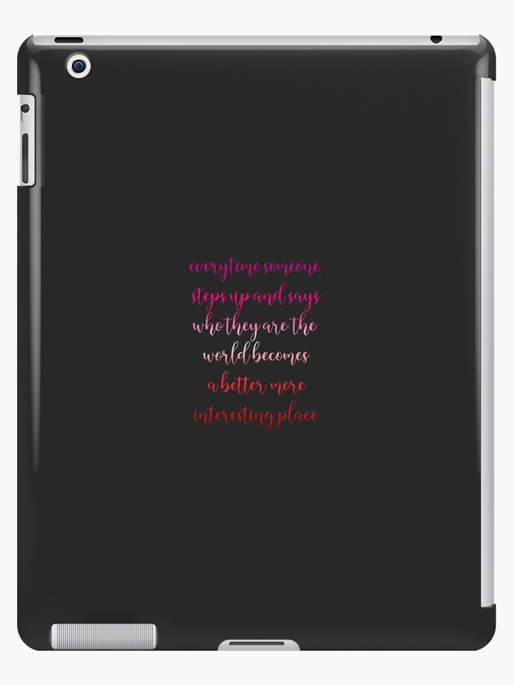 Coque Et Skin Adhesive Ipad Brooklyn Neuf Neuf Citation Fierte Lesbienne Par Megxohanlon Redbubble