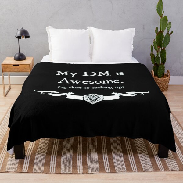 Dungeons & Dragons Cover Art Digital Print Throw Blanket 