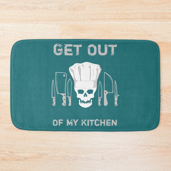 Item preview, Get Out of My Kitchen Funny Sarcastic Chef Cook print designed and sold by doodabobs.