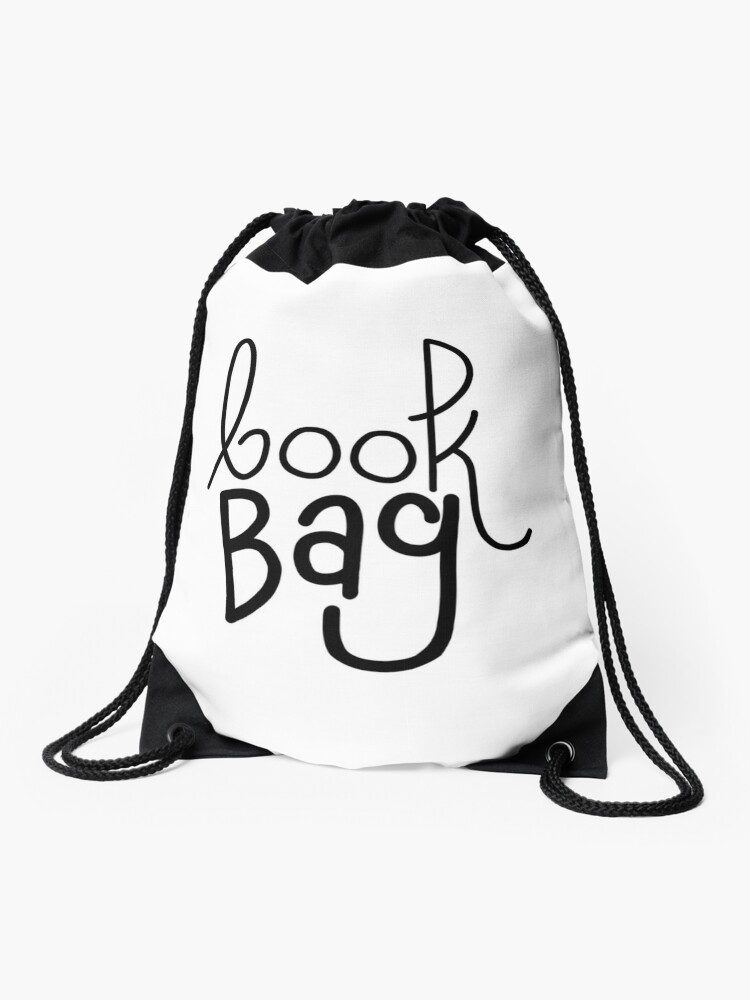 drawstring book bag