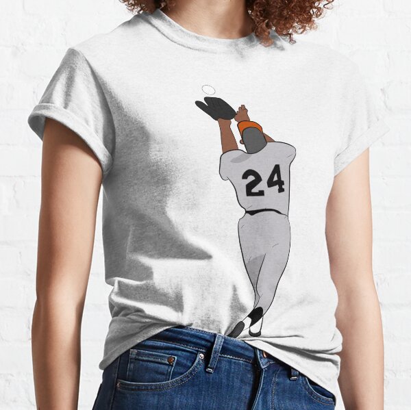 Juantamad Willie Mays Baseball Tee