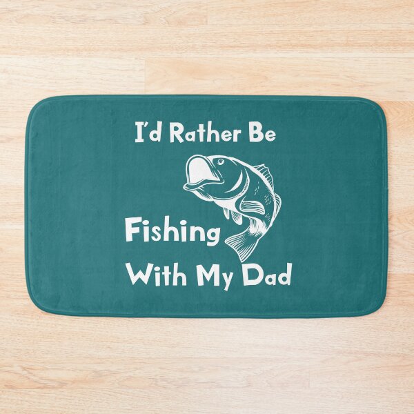 Item preview, Kids I'd Rather Be Fishing With My Dad Kids Fisherman design designed and sold by doodabobs.