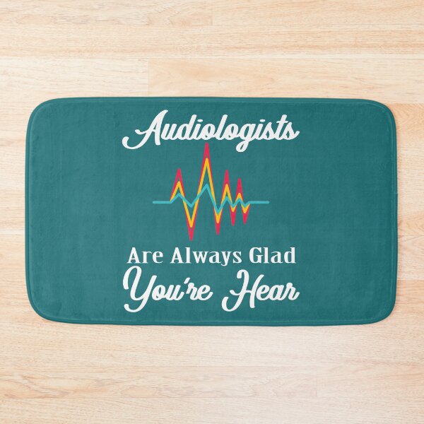 Item preview, Audiologist graphic Funny Job Pun Gift Glad You're Hear Quote  design designed and sold by doodabobs.