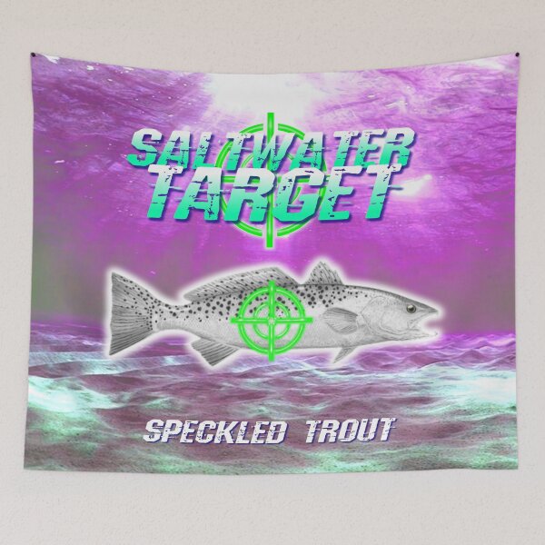 Item preview, Saltwater Target - Speckled Trout designed and sold by Robert D Overstreet.