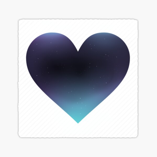 "gALAXY HEART" Sticker by AphroditeFurry Redbubble