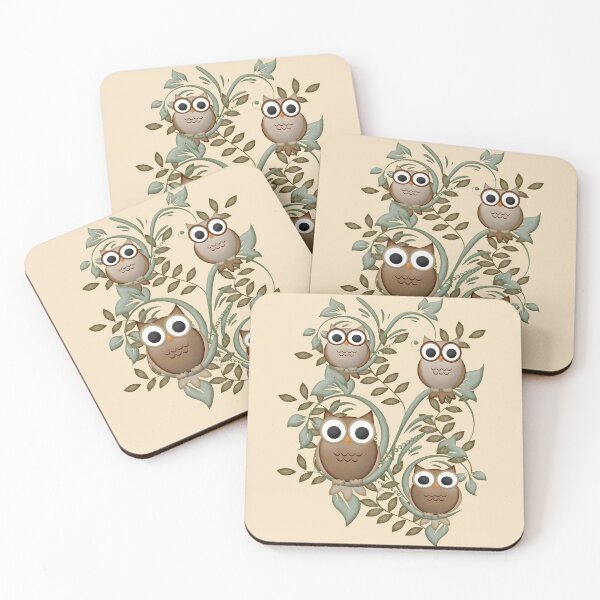 Item preview, Owls at rest, fantasy art designed and sold by LoneAngel.