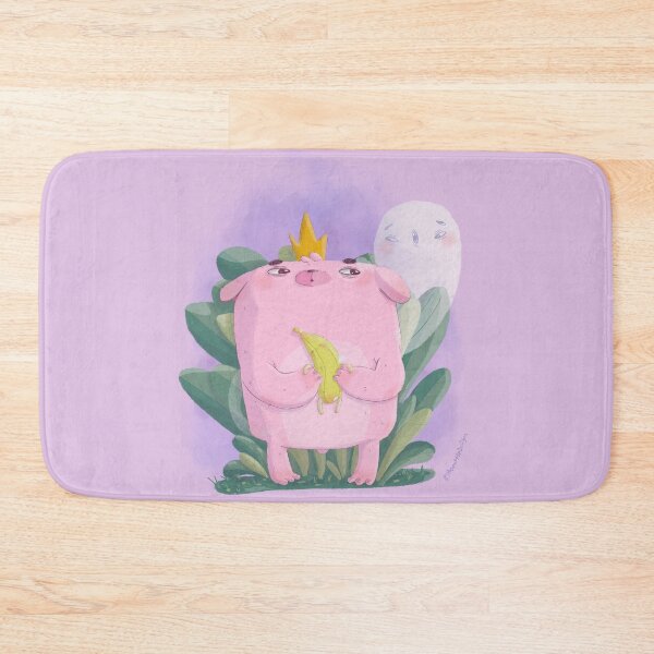 Item preview, King Bubbles with his banana plush and a...friendly ghost? designed and sold by Peanuttiedesign.