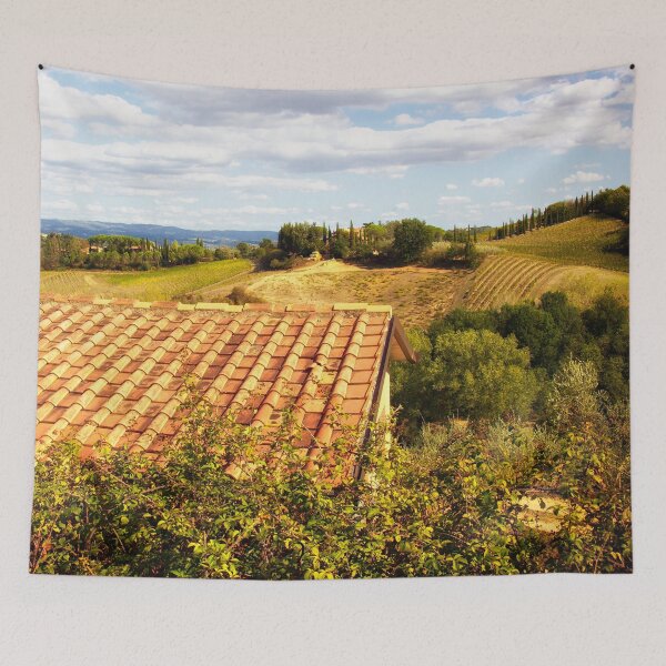 Item preview, Terra Cotta Rooftop - Province of Siena, Tuscany, North-Central Italy designed and sold by Yannik Hay.