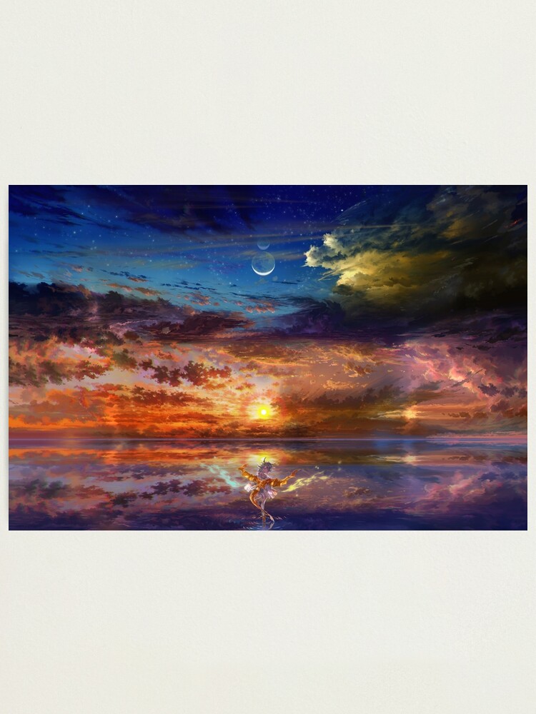 Alternate view of Dragon Girl Sunset Photographic Print