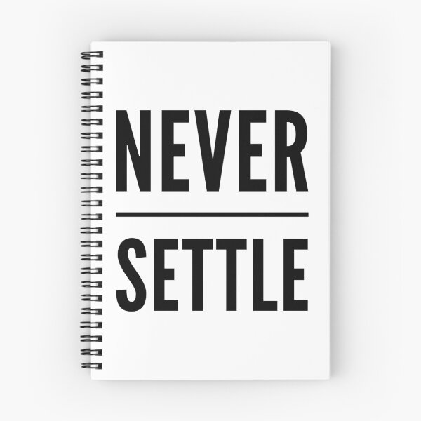 Item preview, never settle designed and sold by Kerry Pritchard.