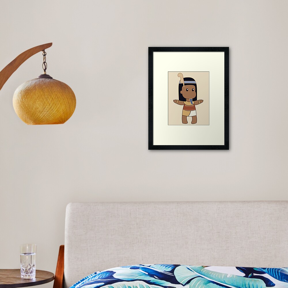 Tiny Shu Framed Art Print