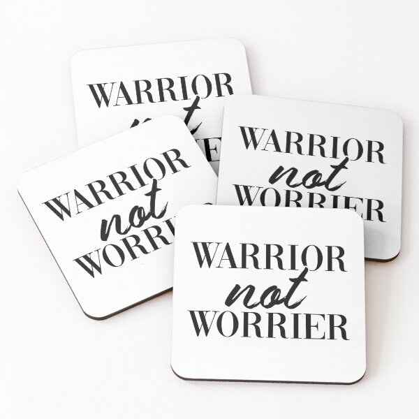 Item preview, Warrior Not Worrier  designed and sold by Allison Manson.
