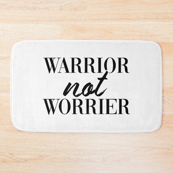 Item preview, Warrior Not Worrier  designed and sold by Allison Manson.