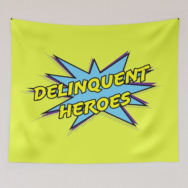 Item preview, Delinquent Heroes - Comic Blast designed and sold by Mark-Experience.