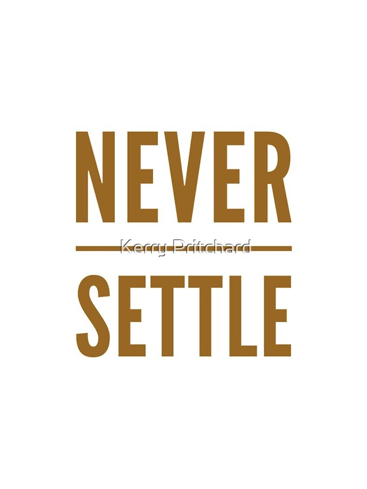Thumbnail 4 of 4, iPhone Case, never settle designed and sold by WordFandom.
