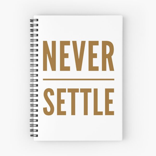 Item preview, never settle designed and sold by Kerry Pritchard.