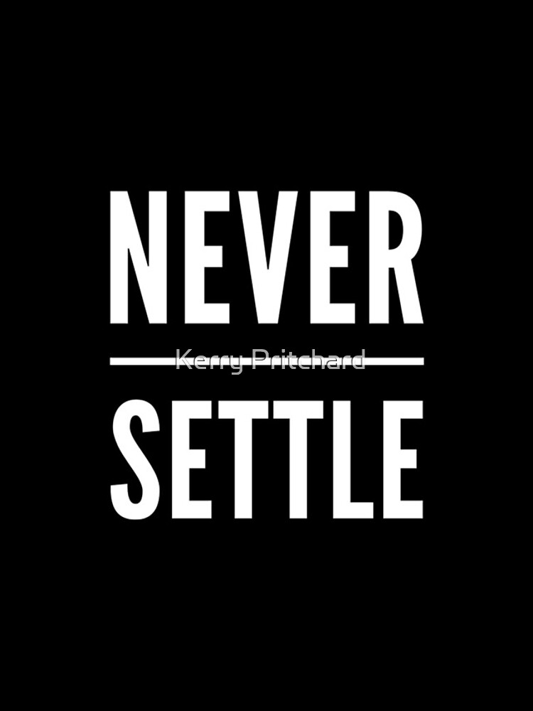 Thumbnail 4 of 4, iPhone Case, never settle designed and sold by WordFandom.